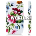 Silikónový obal HTC Sensation - Flowers Multi