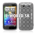 Silikónový obal HTC Sensation - Rubber priesvitná