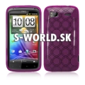 Silikónový obal HTC Sensation - Rubber fialová