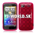 Silikónový obal HTC Sensation - Rubber ružová