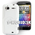 Silikónový obal HTC Sensation - S Line biela