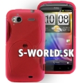 Silikónový obal HTC Sensation - S Line ružová