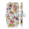 Silikónový obal HTC Sensation - Spring Floral biela