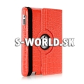 Kožený obal iPad 3 - Rotate Croco oranžová