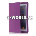 Kožený obal iPad 3 – Smart fialová