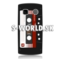 Zadný kryt Nokia 500 – Casette Tape čierna