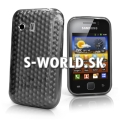 Silikónový obal Samsung Galaxy Y - Diamond čierna