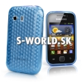 Silikónový obal Samsung Galaxy Y - Diamond modrá