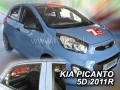 Deflektory KIA PICANTO II 5dv. 2011r.-> (+ZN)