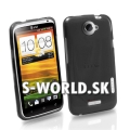 Silikónový obal HTC One X - Klasik čierna