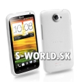 Silikónový obal HTC One X - Klasik biela