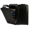 Kožený obal iPhone 3G/3GS - Flip čierna