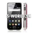 Zadný kryt Samsung Galaxy Ace - Chrome Diamant tm.ružová