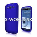 Silikónový obal Samsung Galaxy S3 - Soft tmavo-modrá
