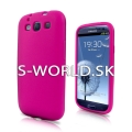 Silikónový obal Samsung Galaxy S3 - Soft ružová