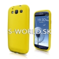 Silikónový obal Samsung Galaxy S3 - Soft žltá
