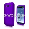 Silikónový obal Samsung Galaxy S3 - Soft fialová