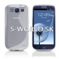 Silikónový obal Samsung Galaxy S3 - TPU priesvitná